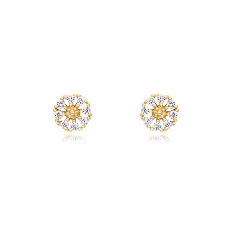 Snow Gold Earring