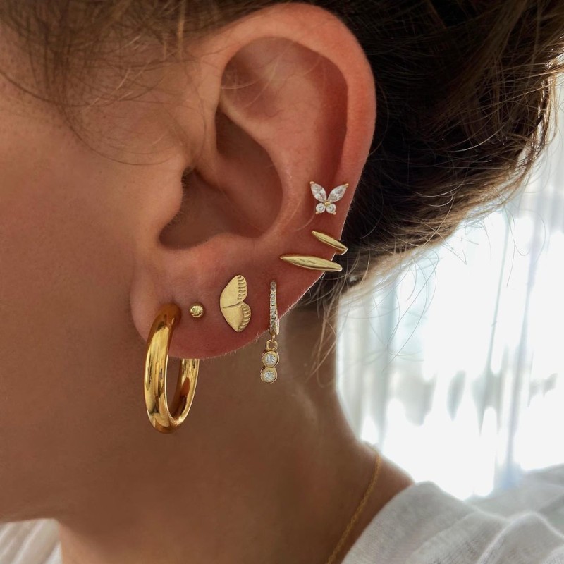 Pendiente Delsie Oro 2