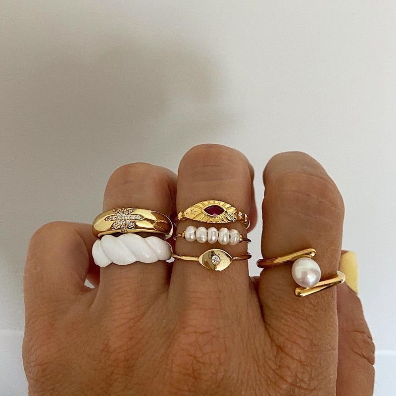 Anillo Anahí Rubí Oro 2