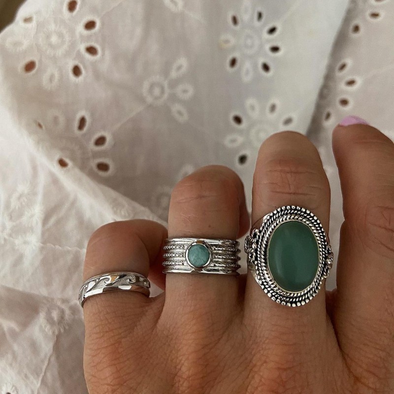 Anillo Bali Calcedonia 2