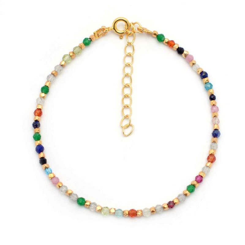 Multicolor Tuk Gold Bracelet