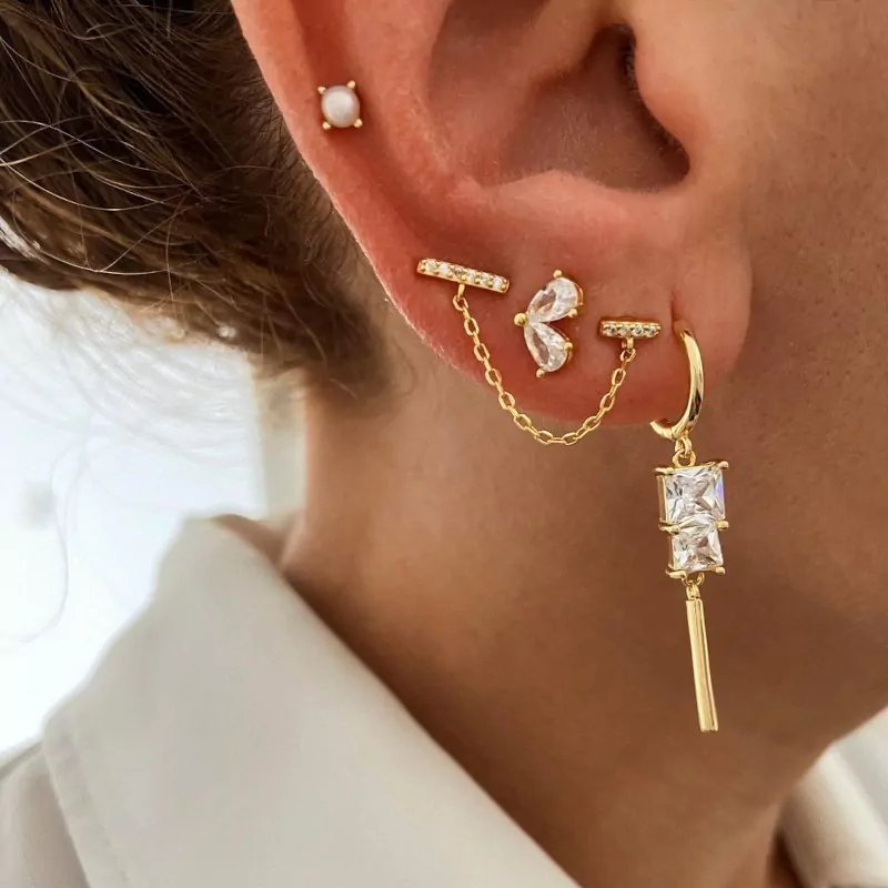 Pendiente Yaiza Oro 2