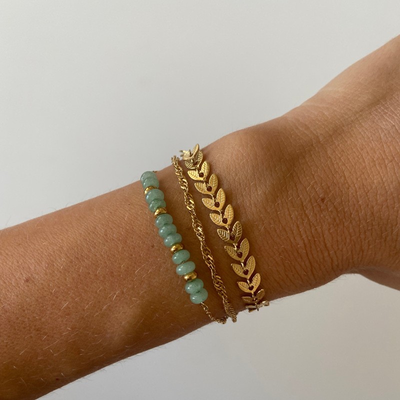Amazonite Adis Gold Bracelet