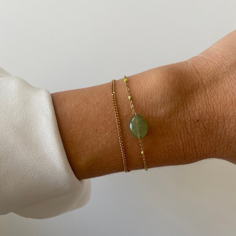 Green Asmara Gold Bracelet