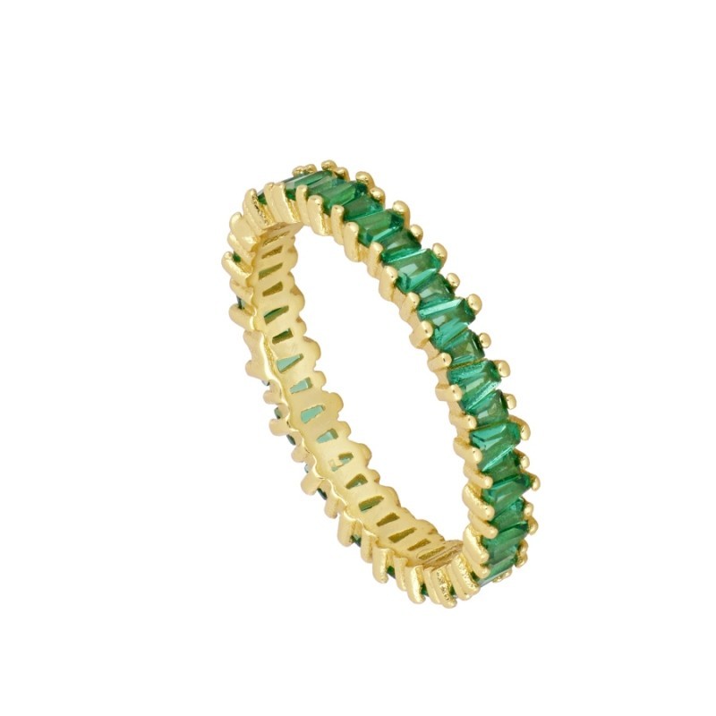 Anillo Magic Verde Oro