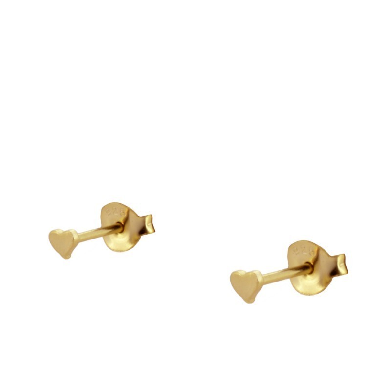 Mini Heart Gold Earring