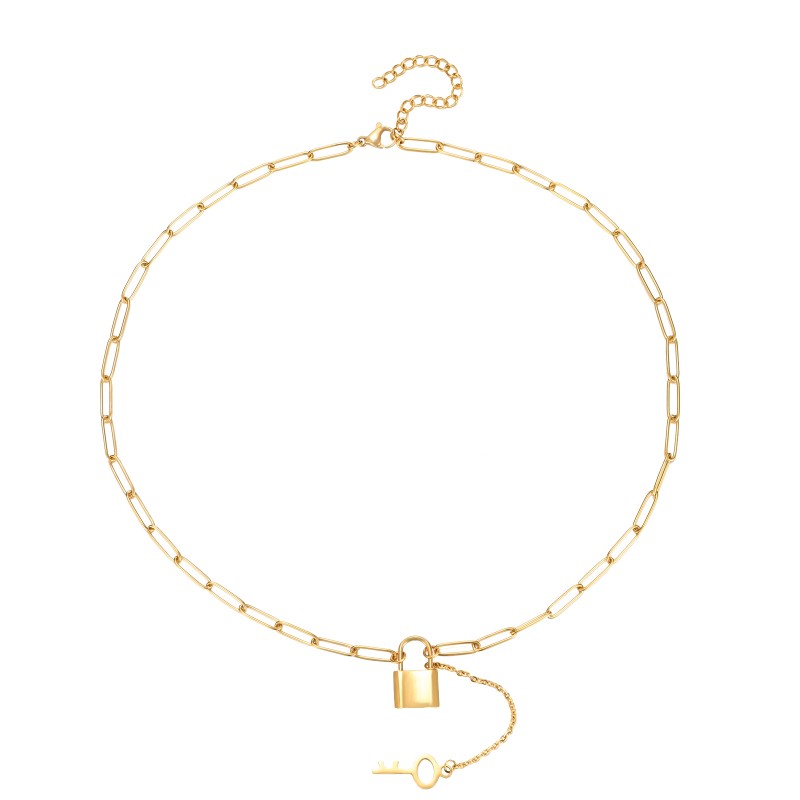 Lock Brindisi Gold Necklace