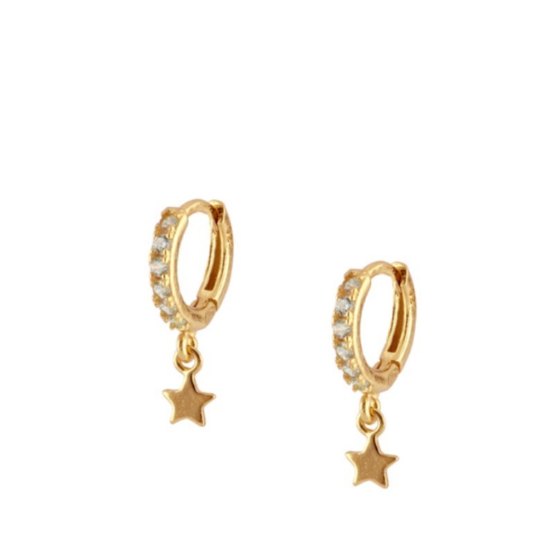 Star Ara Gold Earring