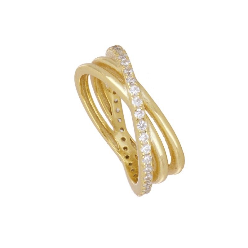 Anillo Neuss Circonitas Oro