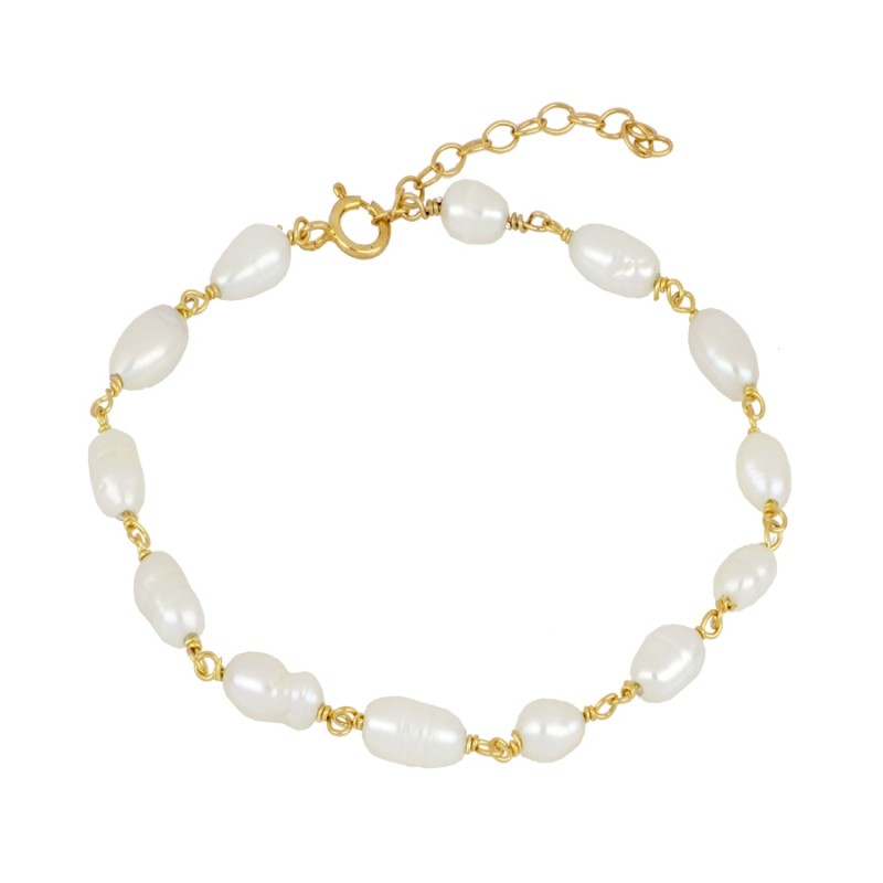 Pearls Chantal Gold Bracelet