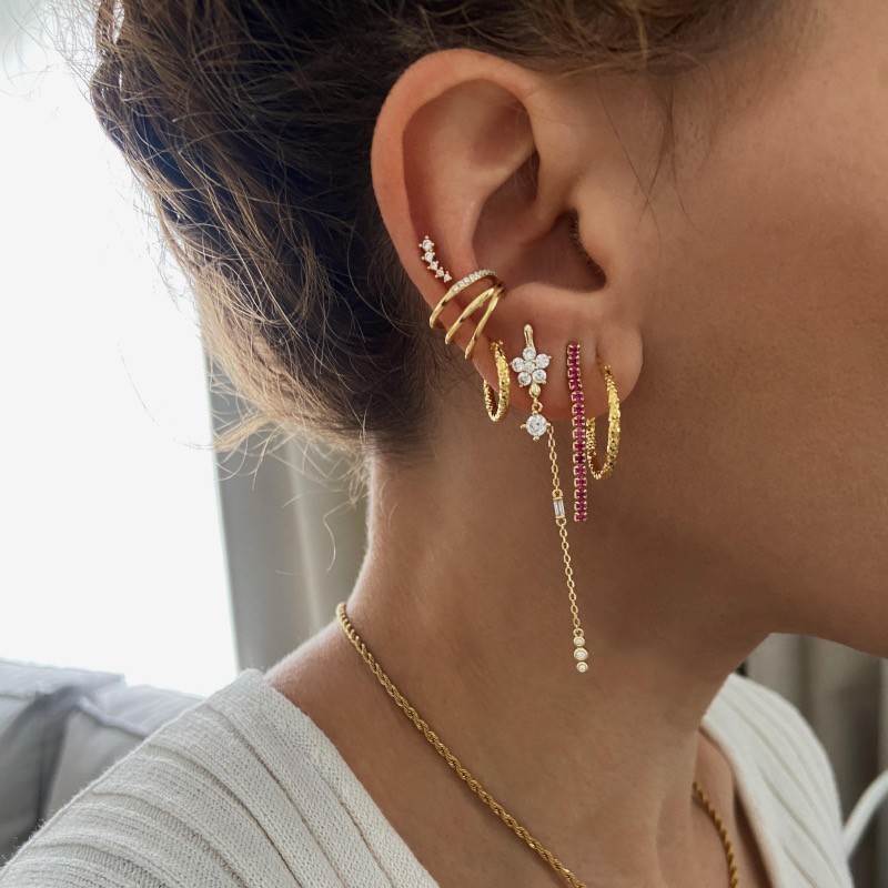 Pendiente Aro Aldonz Mini Oro 2