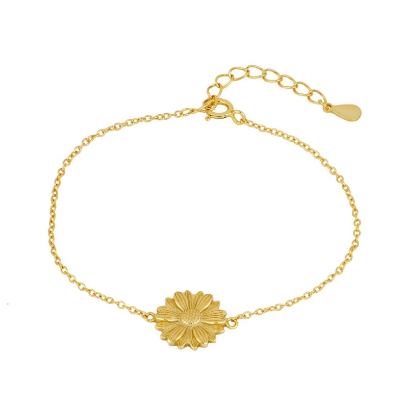 Gerbera Gold Bracelet