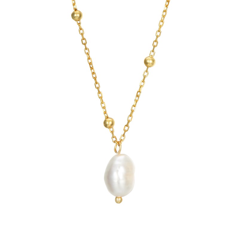 Pearl Becca Gold Necklace