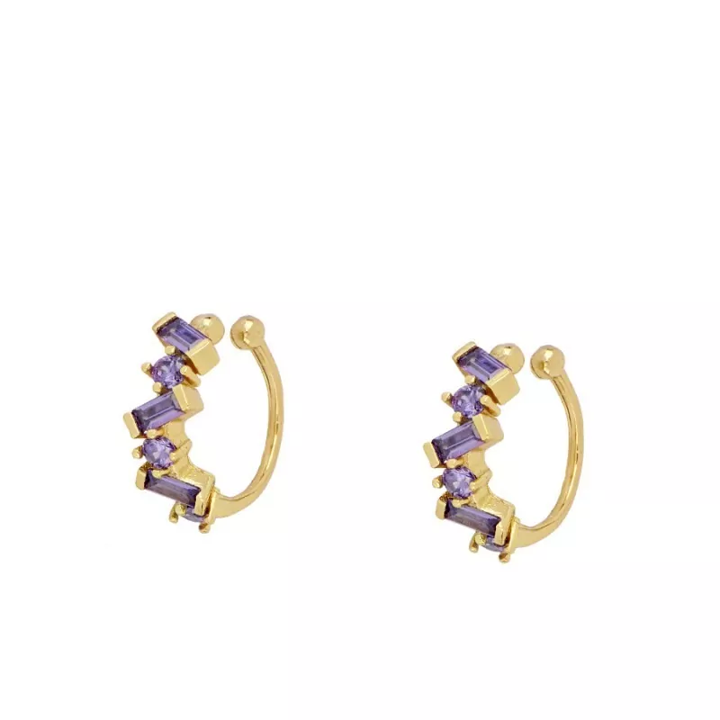 Ear Cuff Belle Lavanda Oro