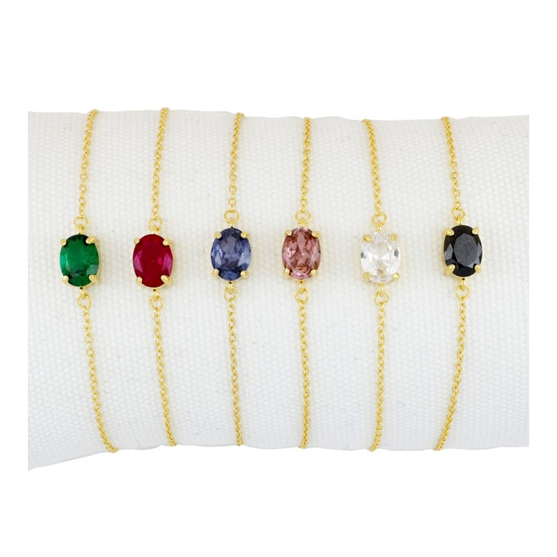 Aliyah Gold Bracelets (Several Colors)