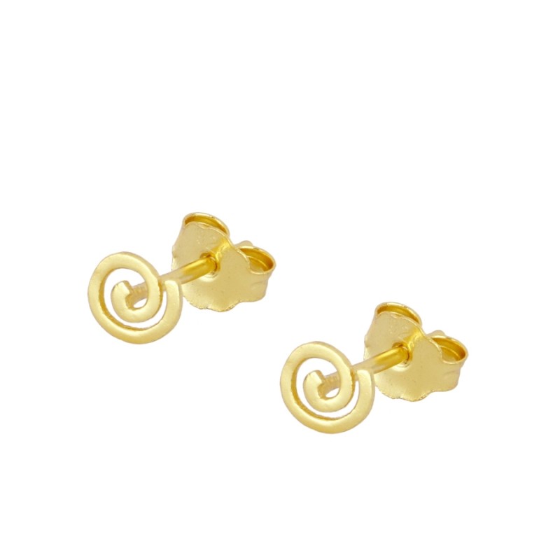 Spirale Gold Earring