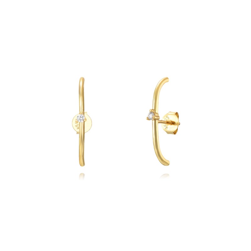 Pendiente Melba Circonita Oro