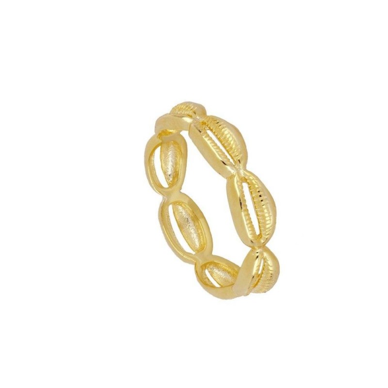 Conchas Gold Ring