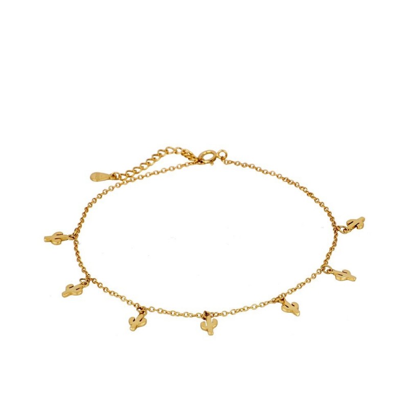 Anklet Cactus Gold