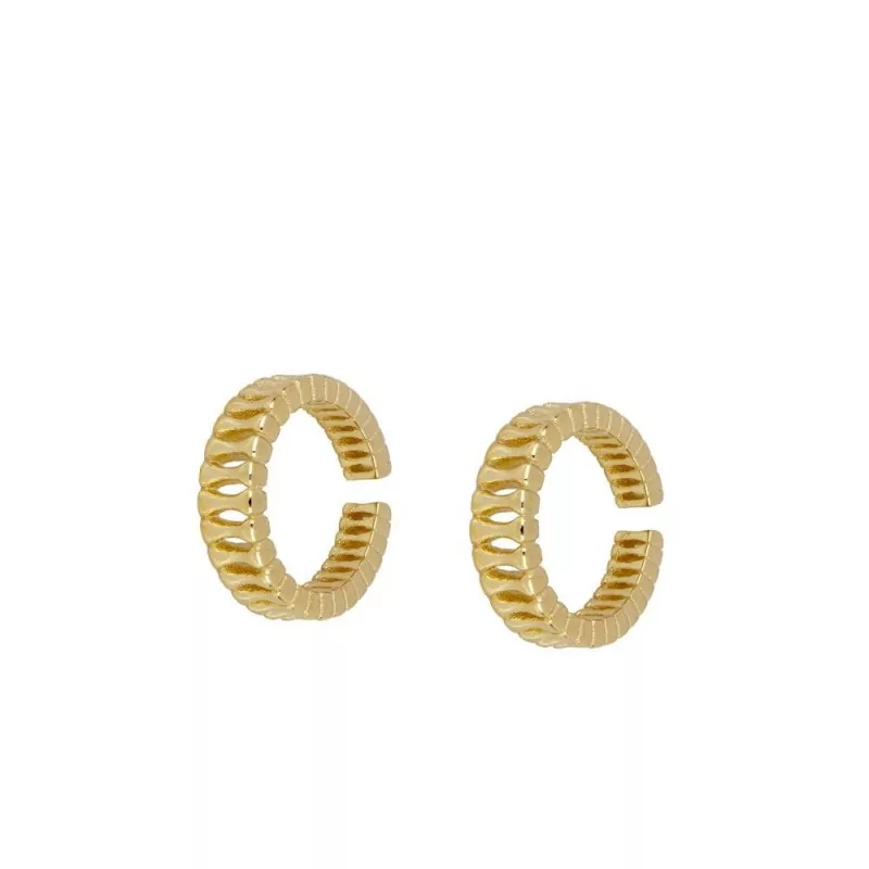 Ear Cuff Stripes Oro