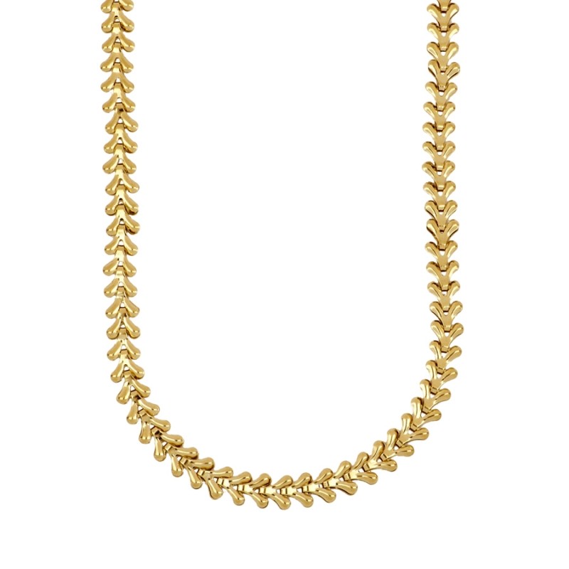 Laurel Gold Necklace