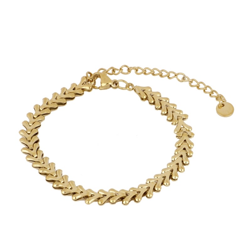 Laurel Gold Bracelet