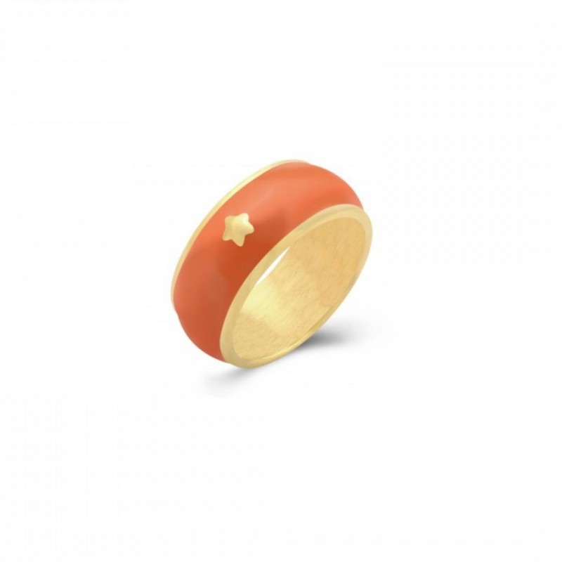 Anillo Borneo Naranja Oro