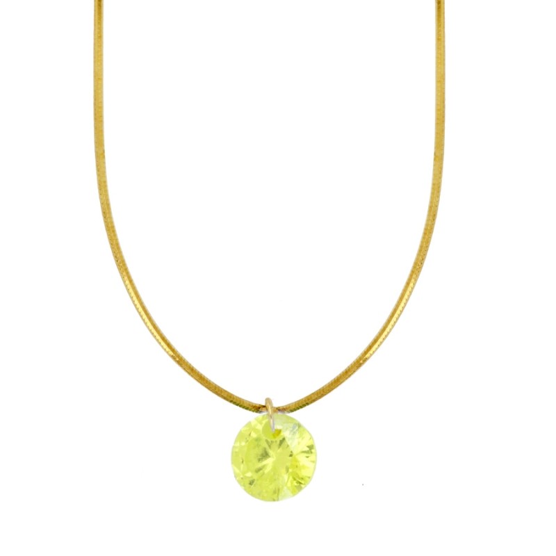 Yellow Diamond Gold Necklace