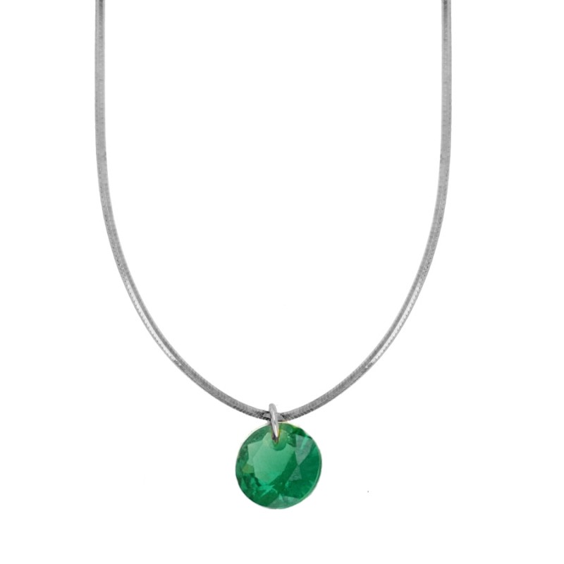 Green Diamond Necklace