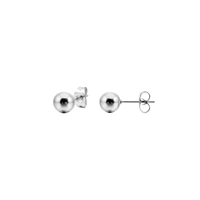 Steel Sphere 3mm Earring