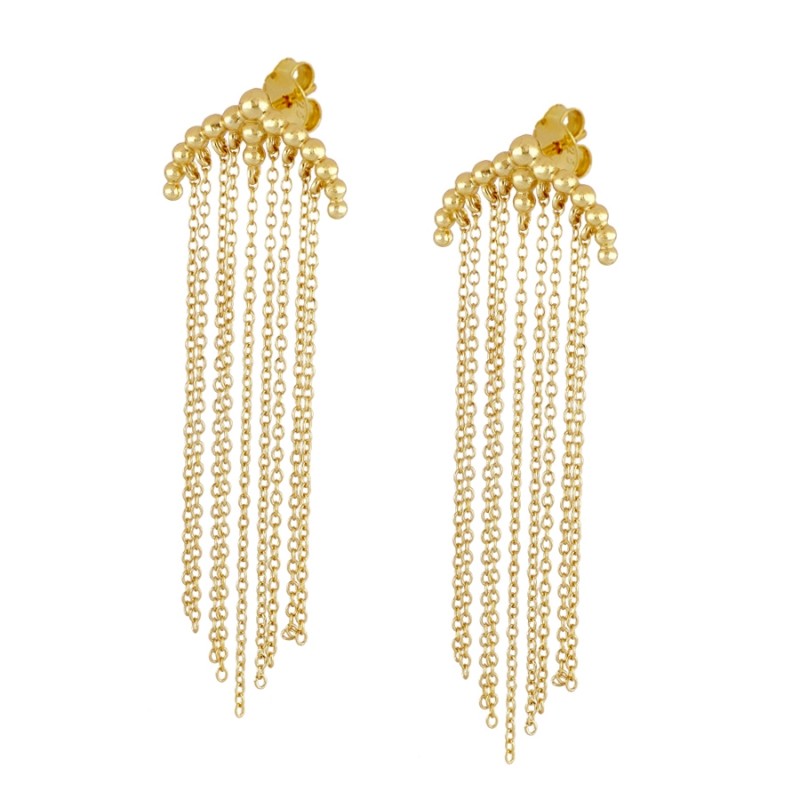 Splendour Gold Earrings (PAIR)