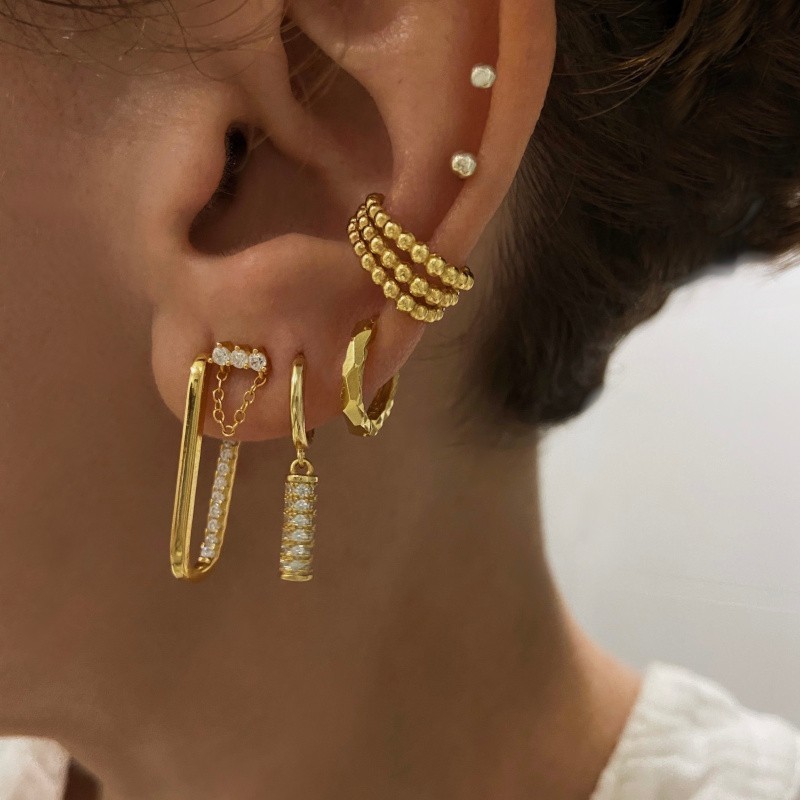 Rachel Gold Hoop Earring 2