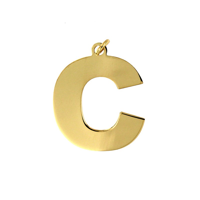 Words Letter Gold Charm
