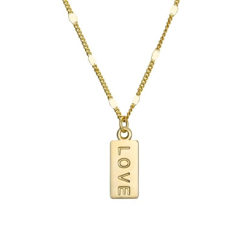 Lovers Gold Necklace
