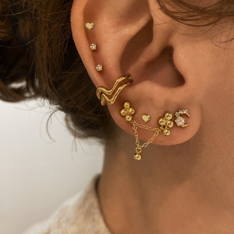 Pendiente Heart Mini Oro 2