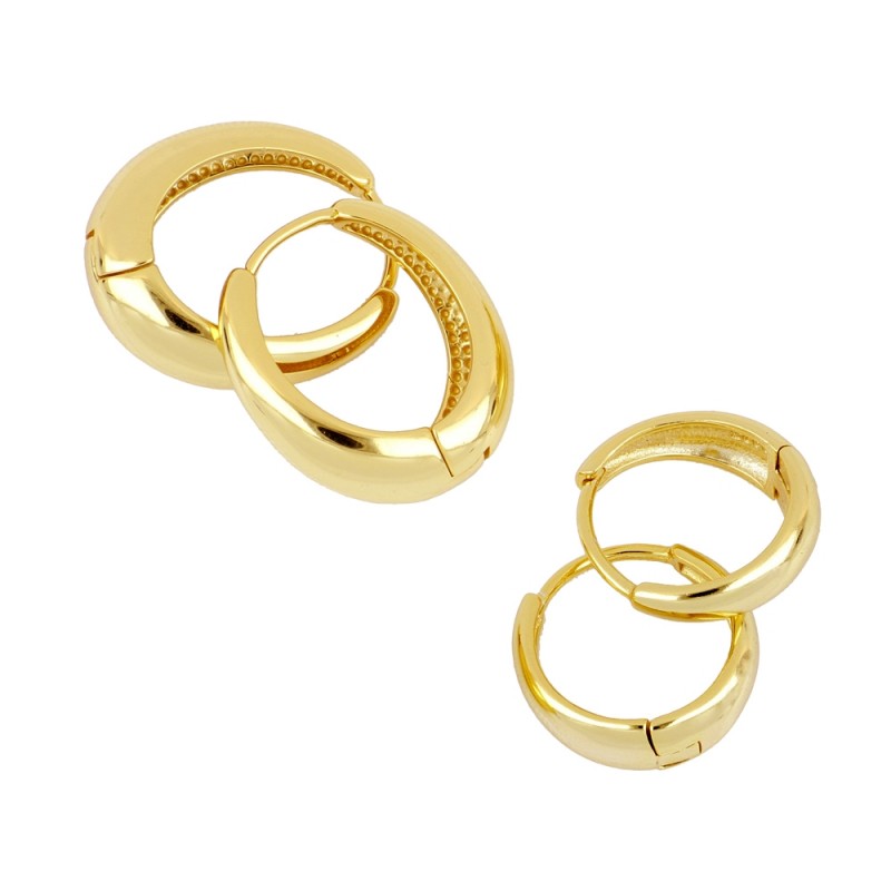 Bethany Gold Earrings (Two Sizes)