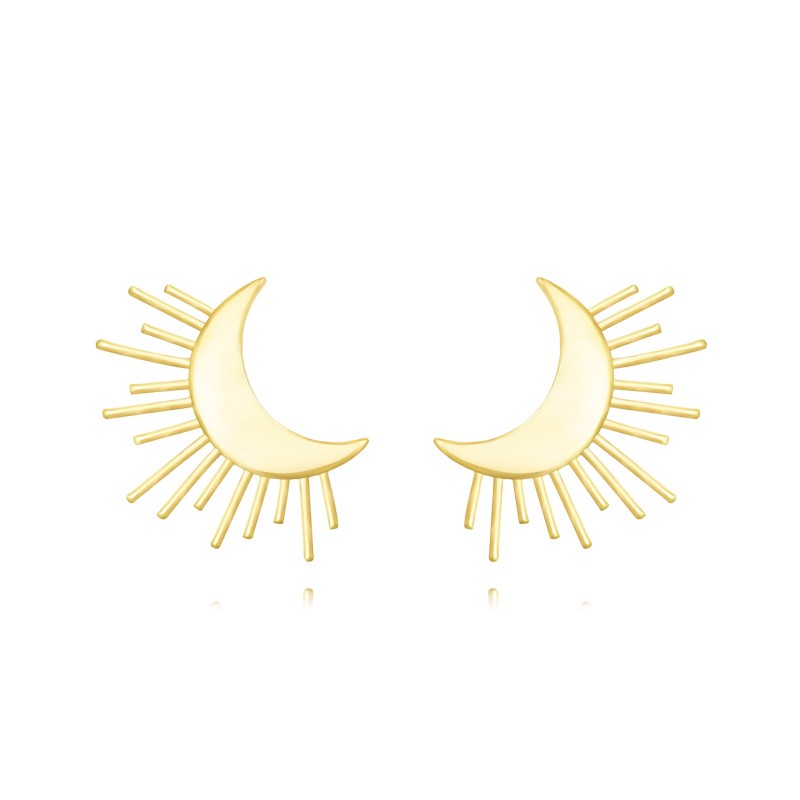 Pendientes Moon and Sun Oro (PAR)