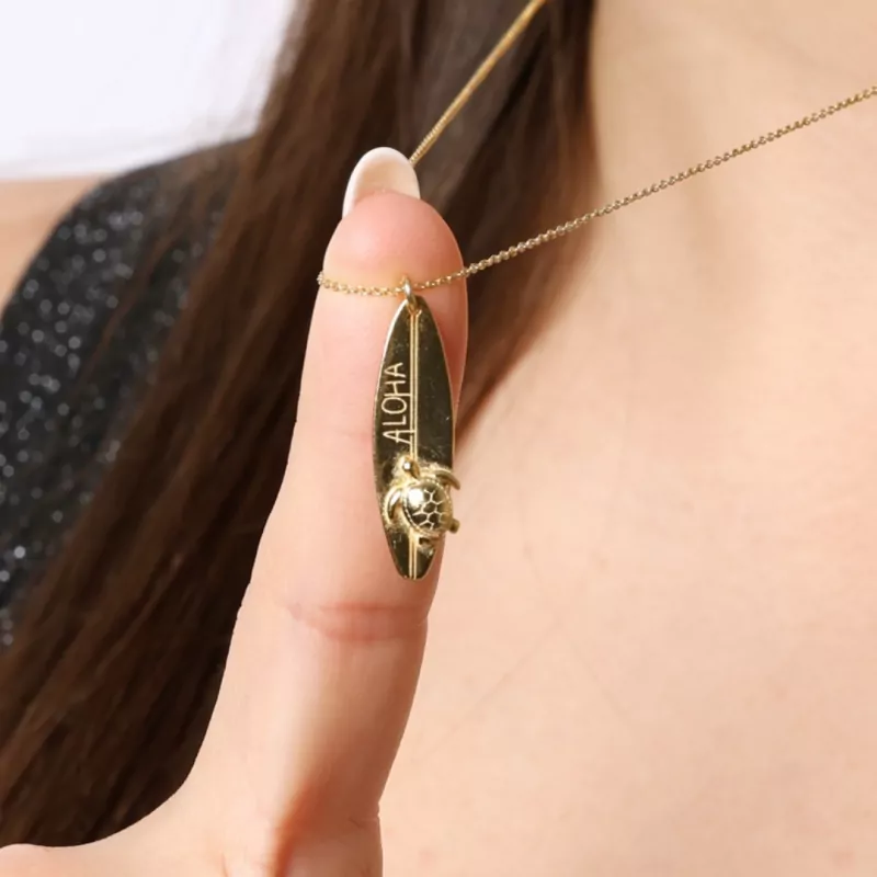 Surf Turtle Necklace 2
