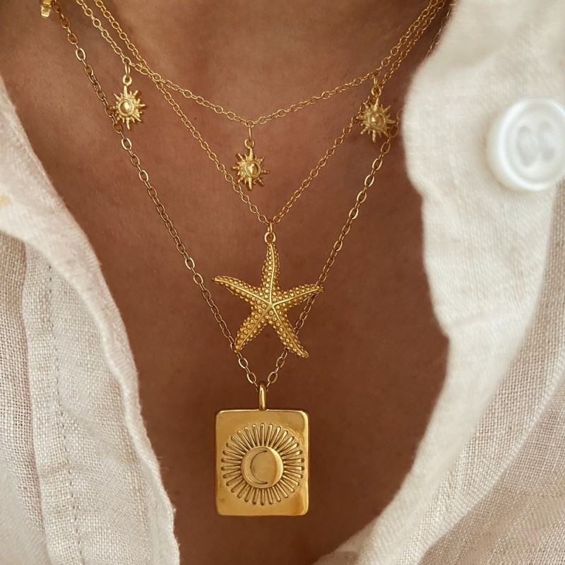 Collar Starfish Oro 2