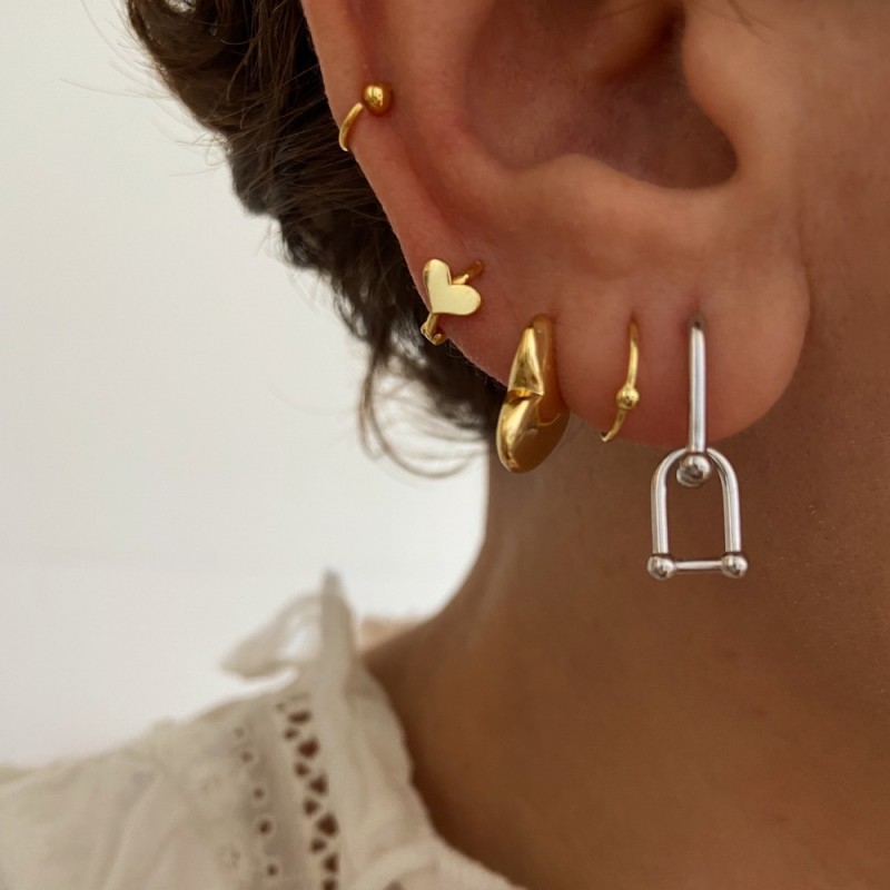 Pendiente Little Heart Oro 2