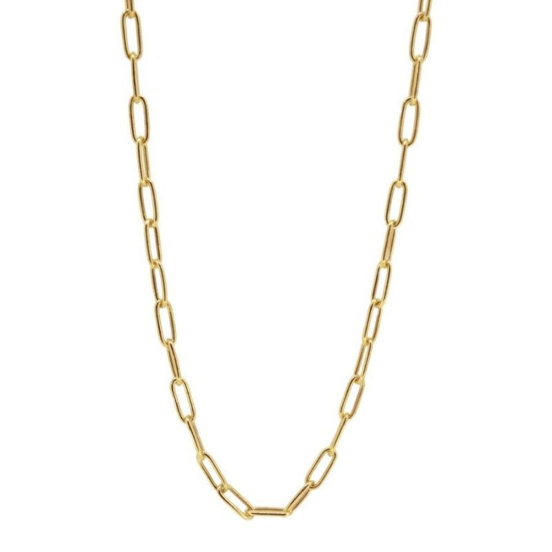Link Gold Necklace (45 to 53cm)