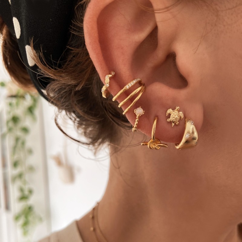 Pendiente Tortuga Mini Oro 2