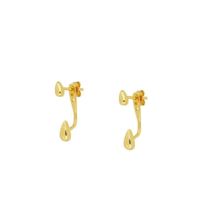 Pendientes Ear Jacket Gotas...