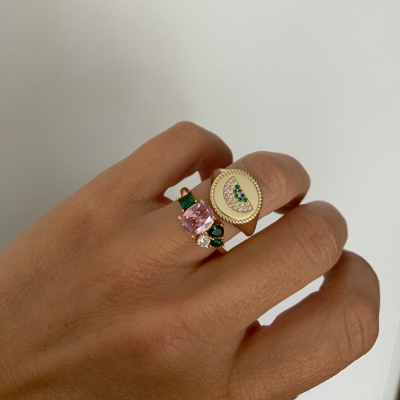 Anillo Arenciel Oro 2