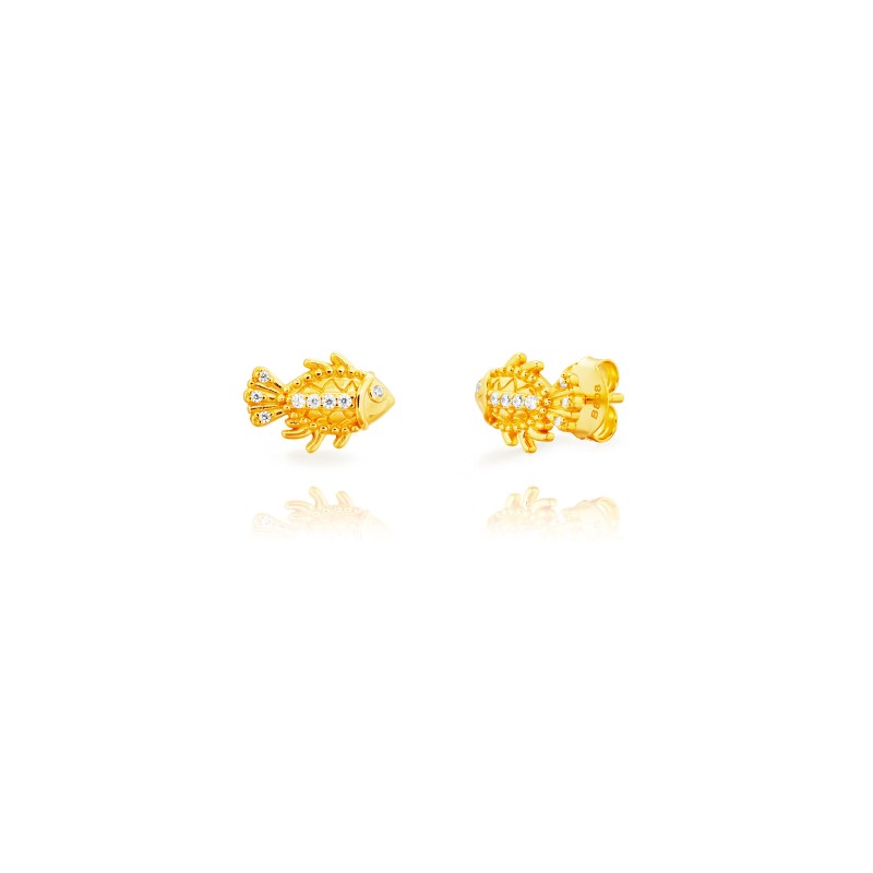 Pendientes Nemae Oro (PAR)
