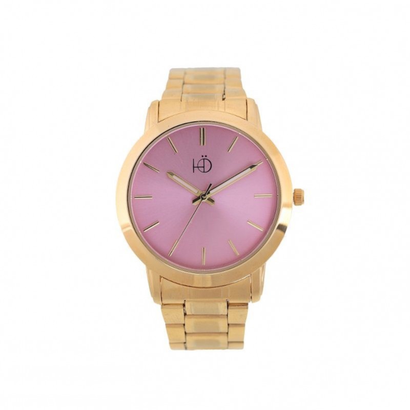 Pink Drive Gold Watch