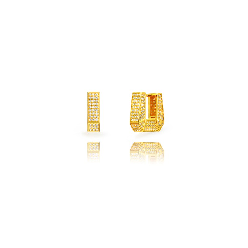 Bonuir Gold Earrings (PAIR)