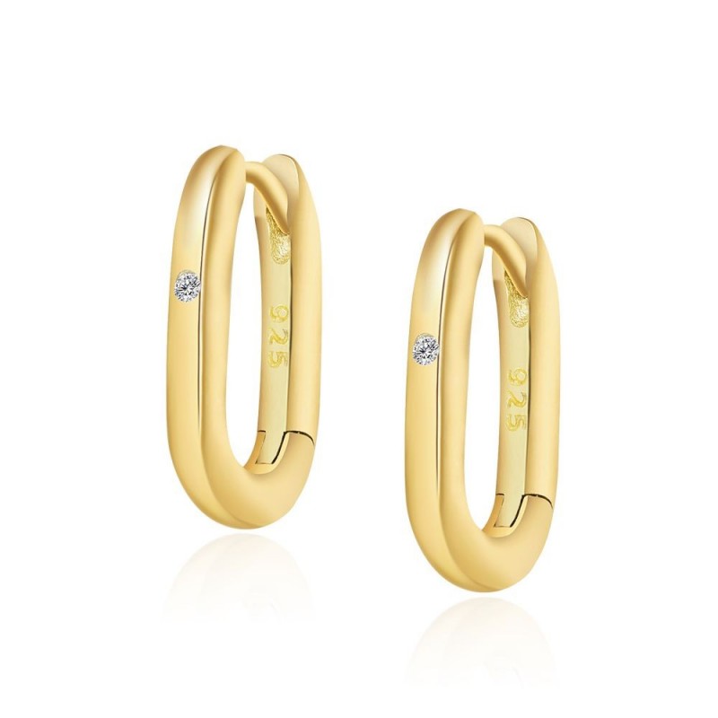 Leyre Point Gold Earring