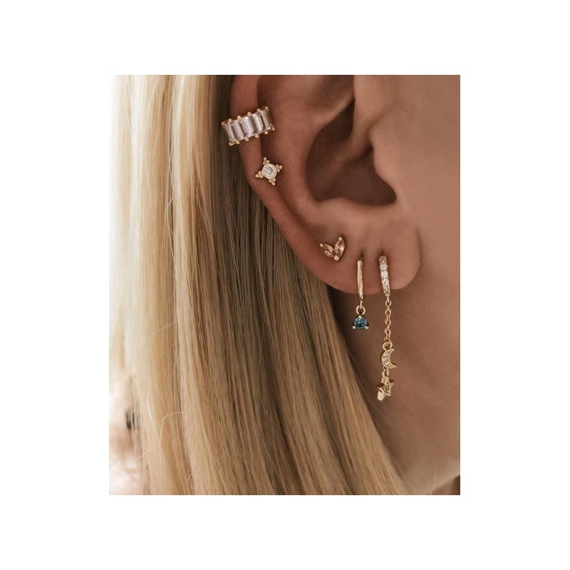 Pendiente Petit Champagne Oro 2