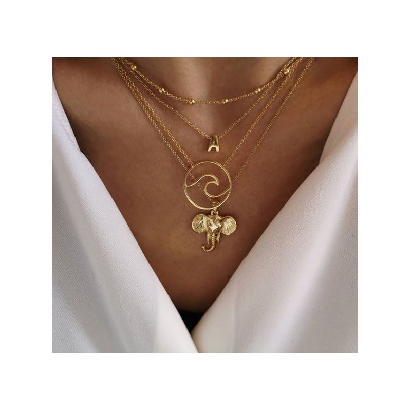 gargantilla mini bolitas dorado (35-40cm) 2